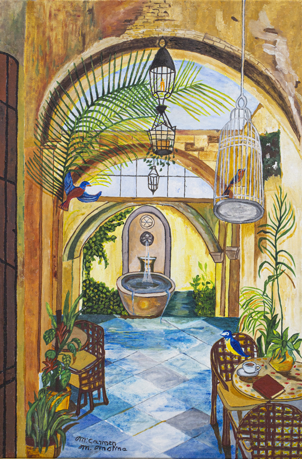 El patio de la fuente