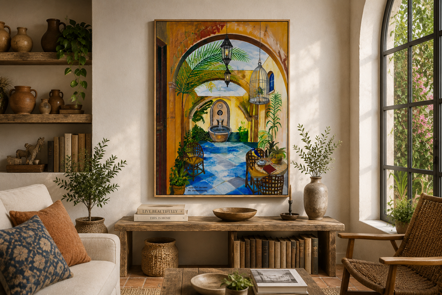 El patio de la fuente ambiente